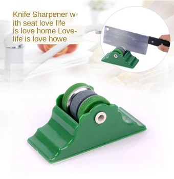 Kitchen Supplies Gadgets Practical Round Knife Sharpener Quick Knife Sharpener With Base
Kitchen Supplies Gadgets Practical Round Knife Sharpener Quick Knife Sharpener With Base