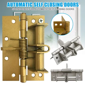 Spring Hinge for Automatic Self Closing Doors Multifunctional Door Closing Hinge Durable Metal Door Hardware Glod/sliver
Spring Hinge for Automatic Self Closing Doors Multifunctional Door Closing Hinge Durable Metal Door Hardware Glod/sliver
