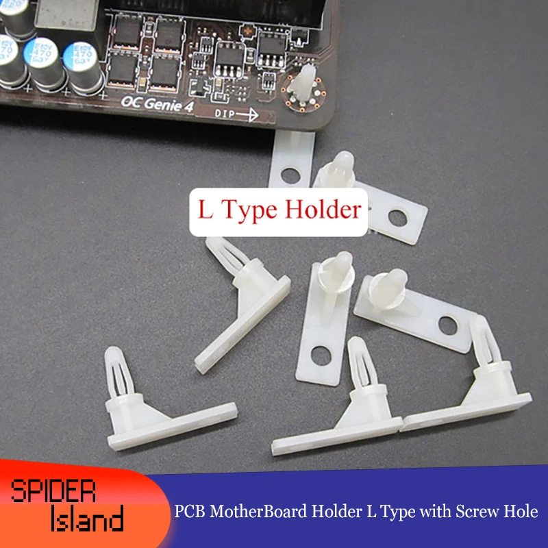 Type L Column Insulation 8MM Nylon Motherboard PCB Studio Fixed Foot Isolation with 4 mm Screw Hole could be Stable
Type L Column Insulation 8MM Nylon Motherboard PCB Studio Fixed Foot Isolation with 4 mm Screw Hole could be Stable