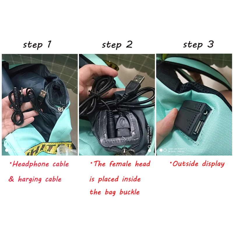 Bangtan Boys USB Charge Backpacks Bangtan Boys USB Charge Backpacks