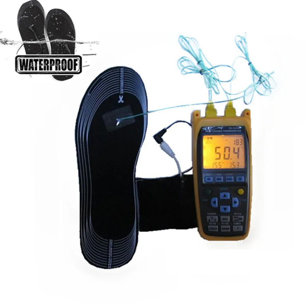 4.5V Heated Shoe Insoles Foot Warmer Sock Mat Winter Outdoor Sports Heating #4N15 (4)