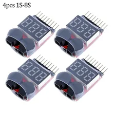 1S-8S Battery Voltage Tester 0.5~36V Alarm Battery Tester Low Voltage LED Voltage Indicator +_0.01V 41mm X 23mm X 13.5mm
1S-8S Battery Voltage Tester 0.5~36V Alarm Battery Tester Low Voltage LED Voltage Indicator +_0.01V 41mm X 23mm X 13.5mm