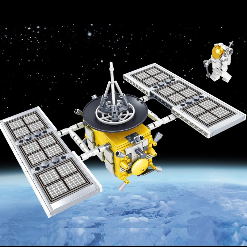335pcs Aerospace legoinglys Technic Space Station series Building Blocks Satellite Astronaut DIY Bricks Toy For Children Gift
335pcs Aerospace legoinglys Technic Space Station series Building Blocks Satellite Astronaut DIY Bricks Toy For Children Gift