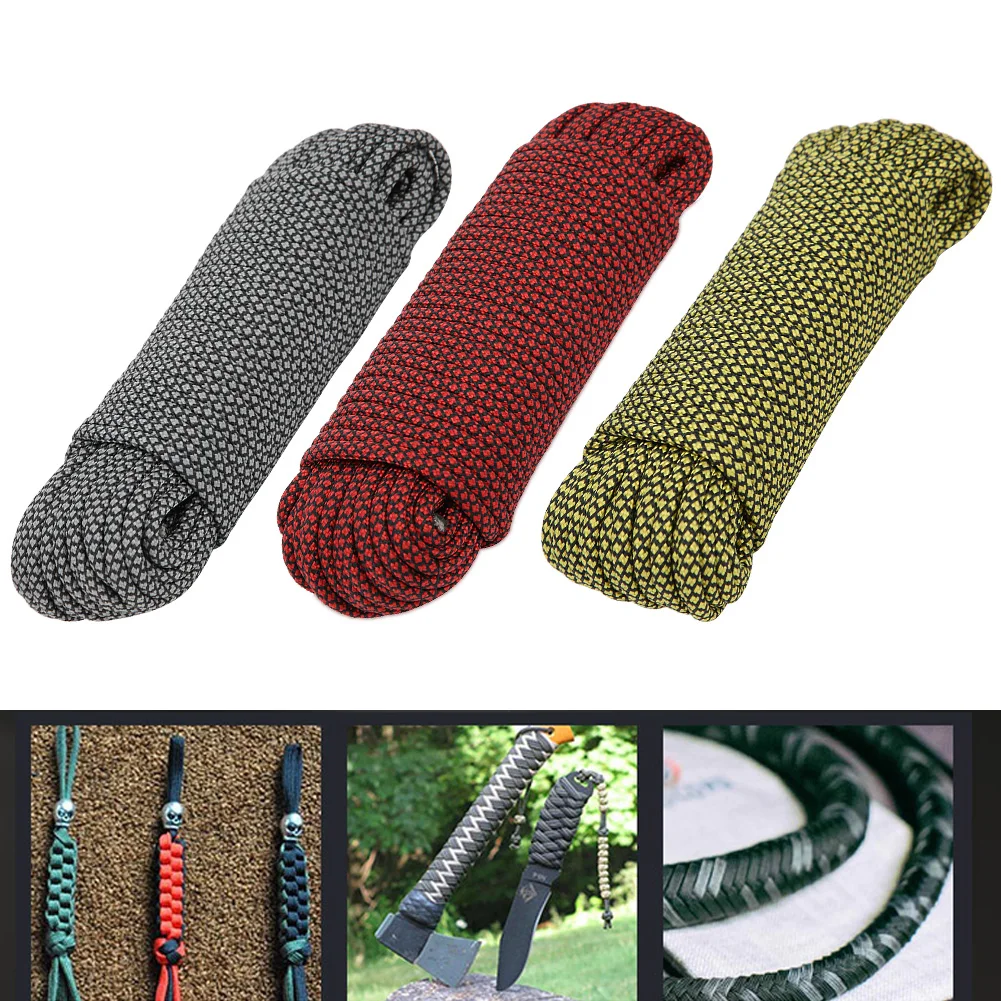 9 Core High Strength Paracord Rescue Tying Tent Lanyard Camping Rope for Outdoor Bracelet Weaving Safety Survival Accessory
9 Core High Strength Paracord Rescue Tying Tent Lanyard Camping Rope for Outdoor Bracelet Weaving Safety Survival Accessory