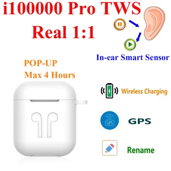 

New i100000 Pro TWS 1:1 Aire2 In-ear detection Pop up PK H1chip i200 i500 i1000 i2000 i5000 i9000 i90000 tws i20000 i10000 tws
