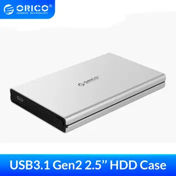 ORICO 2.5 inch HDD Case USB 3.1 Gen2 To SATA 3.0 10Gbps Super Speed Type C Hard Disk Drive Box External HDD Enclosure Free Tools
ORICO 2.5 inch HDD Case USB 3.1 Gen2 To SATA 3.0 10Gbps Super Speed Type C Hard Disk Drive Box External HDD Enclosure Free Tools