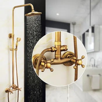 Imitate Bronze Full Copper Shower Shower Suit Household Pure Copper Bathroom Get Wet In The Rain Shower Shower Room Shower
Imitate Bronze Full Copper Shower Shower Suit Household Pure Copper Bathroom Get Wet In The Rain Shower Shower Room Shower