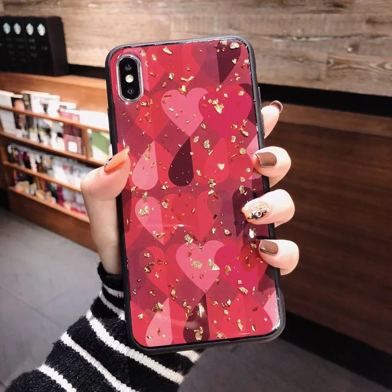 Light luxury series gold foil love Leopard pattern For iPhone 11 Pro Max XR XS Max XS 7 8 plus phone case
Light luxury series gold foil love Leopard pattern For iPhone 11 Pro Max XR XS Max XS 7 8 plus phone case