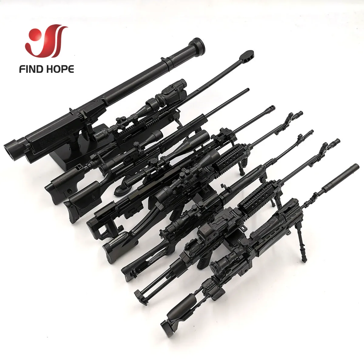 8 шт./компл. 1/6 SVD TAC 50 Mk46 MK14 PSG 1 FIM 43 DSR снайперская винтовка оружие собрать