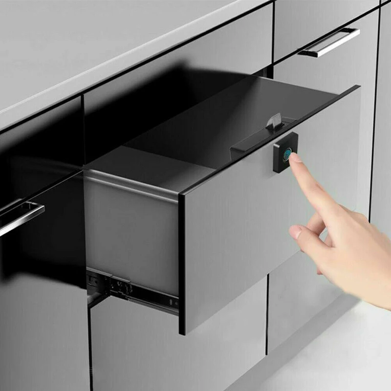 Smart Fingerprint Lock Keyless Anti-theft Cabinet Locker for Home Office Drawer Box VJ-Drop
Smart Fingerprint Lock Keyless Anti-theft Cabinet Locker for Home Office Drawer Box VJ-Drop