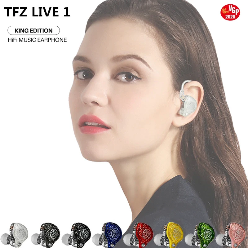 TFZ LIVE 1 HIFI in Ear Wired Earphone Dynamic Driver Monitor Earphone Noise Cancelling earplugs Detachable Cable 0.78mm 2 pin
TFZ LIVE 1 HIFI in Ear Wired Earphone Dynamic Driver Monitor Earphone Noise Cancelling earplugs Detachable Cable 0.78mm 2 pin