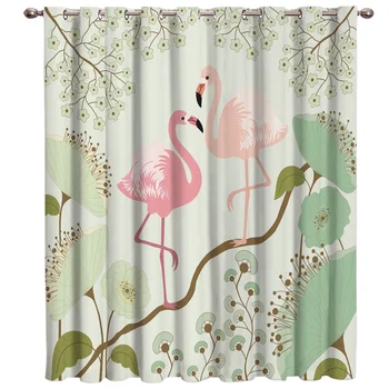 Nordic Flamingo Window Treatments Curtains Valance Bathroom Decor Bedroom Indoor Decor Kids Curtain Panels With Grommets 
Nordic Flamingo Window Treatments Curtains Valance Bathroom Decor Bedroom Indoor Decor Kids Curtain Panels With Grommets