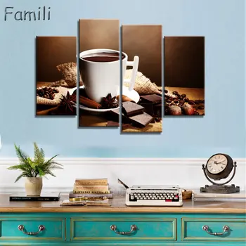 4Pieces/set Canvas Painting Coffee background Print Painting On Canvas Wall Art Picture Kitchen Home Decoration Unframed
4Pieces/set Canvas Painting Coffee background Print Painting On Canvas Wall Art Picture Kitchen Home Decoration Unframed