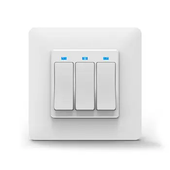 WiFi Smart Light Wall Switch Push Button Intelligent Remote Control Hands-free Voice Control Scheduled Timer Setting
WiFi Smart Light Wall Switch Push Button Intelligent Remote Control Hands-free Voice Control Scheduled Timer Setting