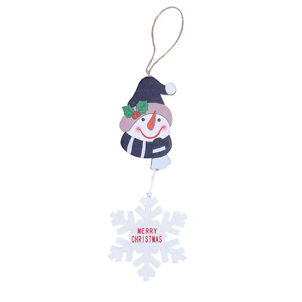 year 3pcs marry christmas decorations wooden ornament xmas tree