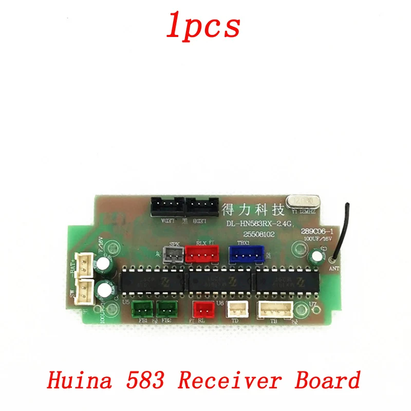 1pc RC Receiving Board for Huina 583 Alloy Model Loader Accessories Receiver Main PCB Board Used 7.4V Lipo Battery Receive Plate
1pc RC Receiving Board for Huina 583 Alloy Model Loader Accessories Receiver Main PCB Board Used 7.4V Lipo Battery Receive Plate