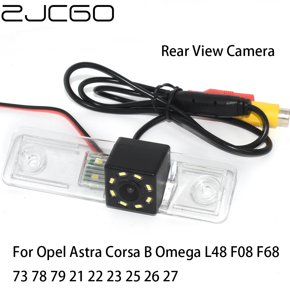 

ZJCGO CCD HD Car Rear View Reverse Back Up Parking Camera for Opel Astra Corsa B Omega L48 F08 F68 73 78 79 21 22 23 25 26 27