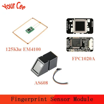 UART 125Khz EM4100 FPC1020A AS608 Fingerprint Reader Sensor Module RFID ID IC Card Capacitive Fingerprint Module For Arduino
UART 125Khz EM4100 FPC1020A AS608 Fingerprint Reader Sensor Module RFID ID IC Card Capacitive Fingerprint Module For Arduino