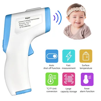 2 Colors Display Digital Thermometer LCD Digital Infrared Non-contact Ear contact Infrared Forehead Temperature Meter In Stock
2 Colors Display Digital Thermometer LCD Digital Infrared Non-contact Ear contact Infrared Forehead Temperature Meter In Stock