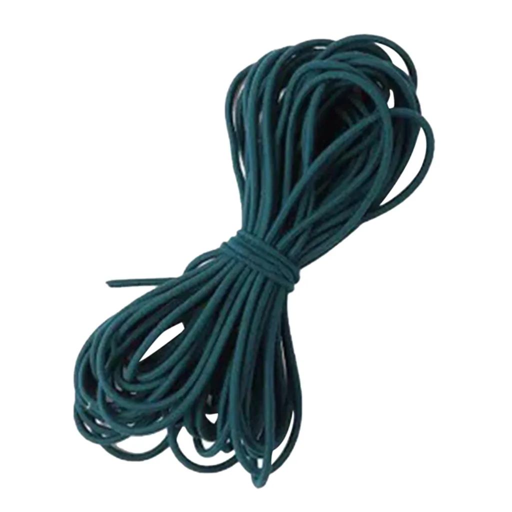 Фото Тонкий тонкий гибкий эластичный шнур для шитья 3 мм зеленый - купить