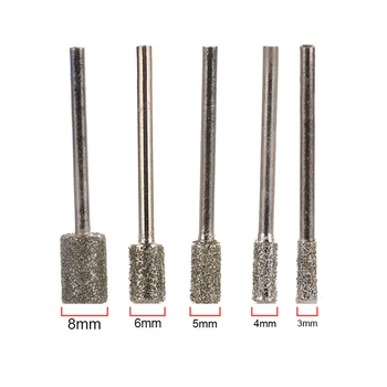 5pcs 3mm Diamond Grinding Wheel Cylindrical Grinding Head Round Shank High Hardness Materials Tools for Metal Stone Polishing
5pcs 3mm Diamond Grinding Wheel Cylindrical Grinding Head Round Shank High Hardness Materials Tools for Metal Stone Polishing