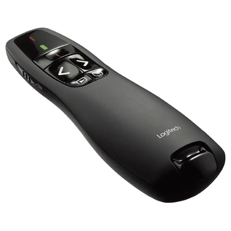 Logitech R400 Wireless Presenter Red Laser Pointer PPT Remote Control Pen for PowerPoint Presentation
Logitech R400 Wireless Presenter Red Laser Pointer PPT Remote Control Pen for PowerPoint Presentation