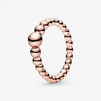 100% 925 Sterling Silver Rings for Women Rose String of Beads Finger Ring Stackable Silver Jewelry bague femme
100% 925 Sterling Silver Rings for Women Rose String of Beads Finger Ring Stackable Silver Jewelry bague femme