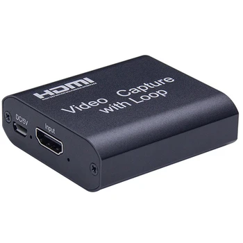 1080P 4K HDMI Video Capture Device HDMI to USB 2.0 Video Capture Card Dongle Game Record Live Streaming Broadcast
1080P 4K HDMI Video Capture Device HDMI to USB 2.0 Video Capture Card Dongle Game Record Live Streaming Broadcast