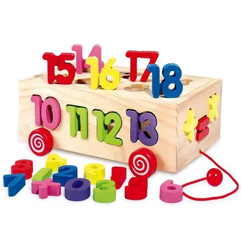 Wooden Toy Set Digital Alphabet Shape Matching Building Block Toys Trailer Baby Early Intelligence Learning Toys
Wooden Toy Set Digital Alphabet Shape Matching Building Block Toys Trailer Baby Early Intelligence Learning Toys