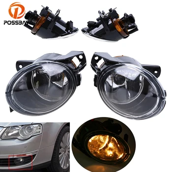 

POSSBAY Automobiles Car Fog Lights for VW Passat 3C B6 2006 2007 2008 2009 2010 Halogen Car Front Lower Bumper Fog Lamps 12V