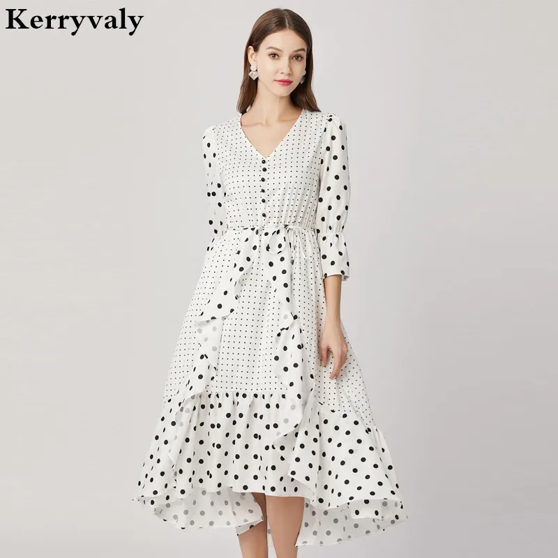 Bohemia Summer Lotus Leaf Edge Irregular Beach Dress Vestidos Casual Mujer 2019 Loose Polka Dot Party Dress Roupas K6295
Bohemia Summer Lotus Leaf Edge Irregular Beach Dress Vestidos Casual Mujer 2019 Loose Polka Dot Party Dress Roupas K6295