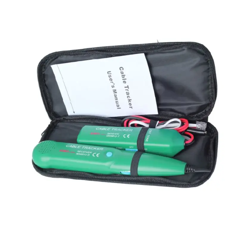 RJ45 LAN Network Cable Tester for UTP STP Cat5 Cat6 RJ11 Telephone Wire Tracker Tracer Finder Pouch Professional MS6812
RJ45 LAN Network Cable Tester for UTP STP Cat5 Cat6 RJ11 Telephone Wire Tracker Tracer Finder Pouch Professional MS6812