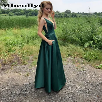 Mbcullyd Dark Green V Neck Prom Dresses 2019 With Appliques Lace Formal Evening Dress For Women Long vestidos de fiesta de noche
Mbcullyd Dark Green V Neck Prom Dresses 2019 With Appliques Lace Formal Evening Dress For Women Long vestidos de fiesta de noche