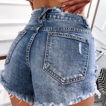 Denim Shorts Women Fashion Hole Ripped High Waist Shorts High Street Vintage Summer Hot Skinny Short Jeans short feminino D30
Denim Shorts Women Fashion Hole Ripped High Waist Shorts High Street Vintage Summer Hot Skinny Short Jeans short feminino D30