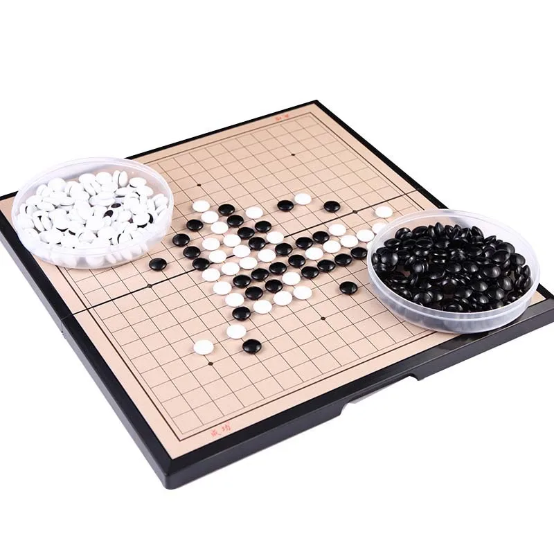 19*19 Line Magnetic Go Game Foldable Weiqi Acrylic Black White Chessman Chess Set For Children Puzzle Chess Board Game Toys Gift
19*19 Line Magnetic Go Game Foldable Weiqi Acrylic Black White Chessman Chess Set For Children Puzzle Chess Board Game Toys Gift
