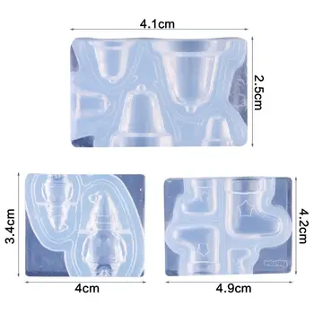 DIY Crystal Epoxy Mold Christmas Bell Boots Santa Claus Silicone Mould Handmade Jewelry Clay Making Decorations
DIY Crystal Epoxy Mold Christmas Bell Boots Santa Claus Silicone Mould Handmade Jewelry Clay Making Decorations