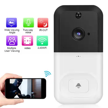 deurbel met camera 1080P Wireless Wifi Video Doorbell Night Vision Waterproof Intercom APP Remote Access Control
deurbel met camera 1080P Wireless Wifi Video Doorbell Night Vision Waterproof Intercom APP Remote Access Control
