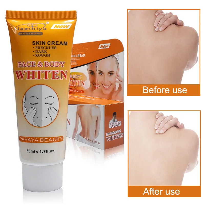 50ml Papaya Whitening Cream for Dark Skin Bleaching Facial Cream Skin Moisturizing Body Lotion Ointment Skin Lightening Cream
50ml Papaya Whitening Cream for Dark Skin Bleaching Facial Cream Skin Moisturizing Body Lotion Ointment Skin Lightening Cream
