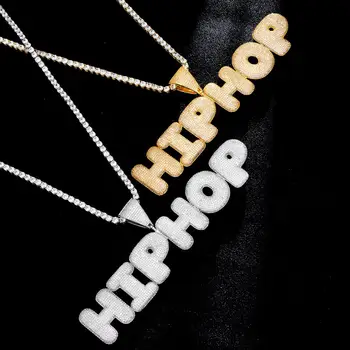 Bubble Initial Letters Words Name Own Link Pendant Necklace With rope cuban Chain Full Iced Cubic Zirconia Jewelry
Bubble Initial Letters Words Name Own Link Pendant Necklace With rope cuban Chain Full Iced Cubic Zirconia Jewelry