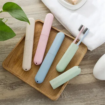 4 Color/set Wheat Straw Toothbrush and Box Wheat Toothbrush Resuable Travel Toothbrush Storage Box Holder Case
4 Color/set Wheat Straw Toothbrush and Box Wheat Toothbrush Resuable Travel Toothbrush Storage Box Holder Case