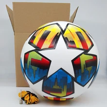 New 2022 Match Soccer Ball PU Seamless Football Training Size 5 Balls High Quality Team Custom LOGO Printed Name Pattern
New 2022 Match Soccer Ball PU Seamless Football Training Size 5 Balls High Quality Team Custom LOGO Printed Name Pattern