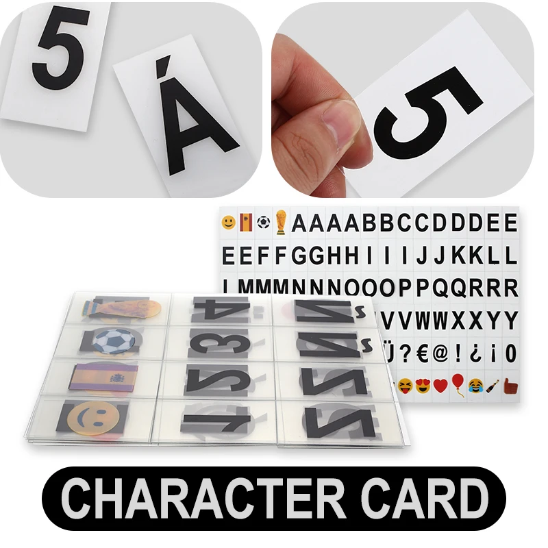 Letter Cards Alphabet Card Cinematic Light Box Colorful Emoji Gifts Party Letters Spain 102PCS DIY LED Sign Cute
Letter Cards Alphabet Card Cinematic Light Box Colorful Emoji Gifts Party Letters Spain 102PCS DIY LED Sign Cute