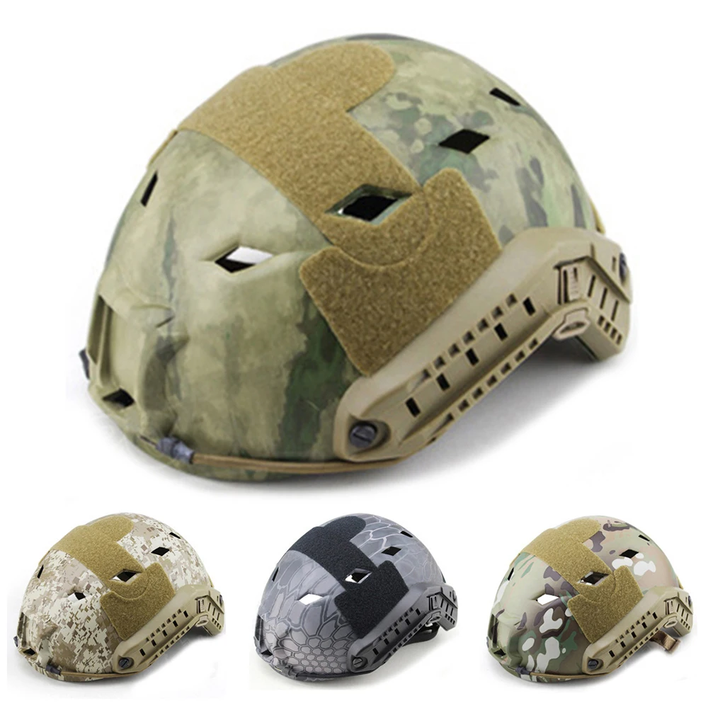 

Tactical Airsoft FAST Helmet Hunting BB Gun Rifle Accessories Military War Game Paintball CS Shooting Camouflage Combat Helmet