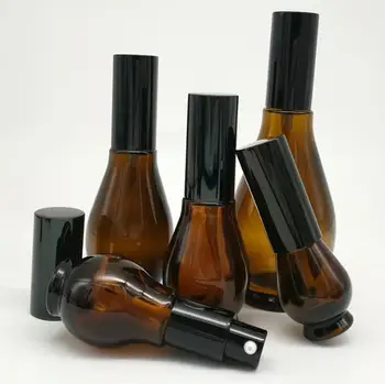 Empty Amber Gourd Glass Bottle Dropper Pump Bottle Essential Oil Perfume Pipette Bottles Refillable Travel Containers
Empty Amber Gourd Glass Bottle Dropper Pump Bottle Essential Oil Perfume Pipette Bottles Refillable Travel Containers