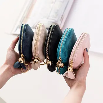 2020 PU Leather Mini Creative Solid Color Wallet Student Key Headset Bank Card Zipper Storage Bag Lovely Coin Purse For Women
2020 PU Leather Mini Creative Solid Color Wallet Student Key Headset Bank Card Zipper Storage Bag Lovely Coin Purse For Women