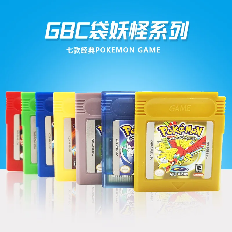 Pokemon GBC Games Series 16 Bit Video Game Cartridge Console Card Classic Game Collect Colorful Version English Language
Pokemon GBC Games Series 16 Bit Video Game Cartridge Console Card Classic Game Collect Colorful Version English Language