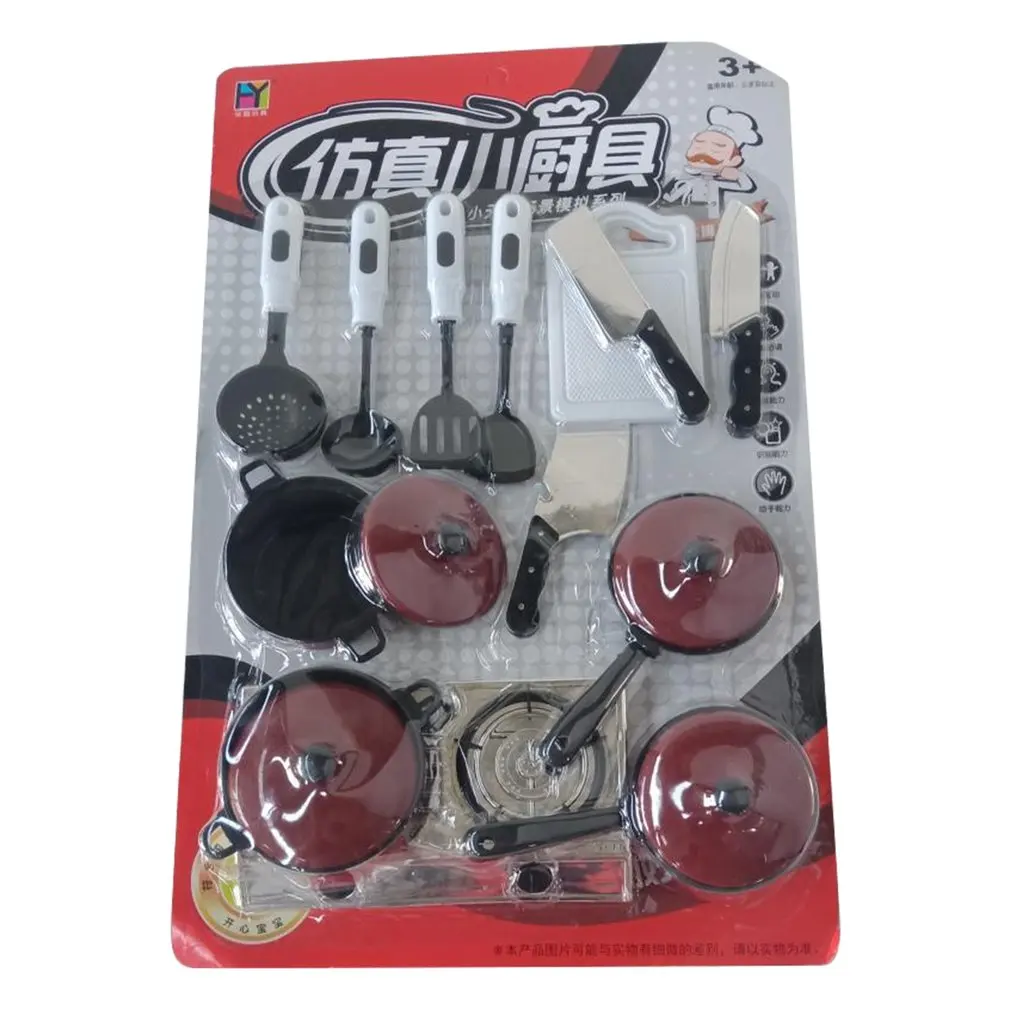 13Pcs/Set Red Tableware Simulation Kitchen Utensils Pot Spoon Cooking Spatula Knife Pretend Play Toys for Children
13Pcs/Set Red Tableware Simulation Kitchen Utensils Pot Spoon Cooking Spatula Knife Pretend Play Toys for Children