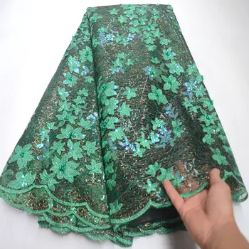 Green African Beaded Lace Fabric High Quality Organza Lace Fabric 2019 Newest French Sequins Lace Fabrics For Wedding DG350
Green African Beaded Lace Fabric High Quality Organza Lace Fabric 2019 Newest French Sequins Lace Fabrics For Wedding DG350