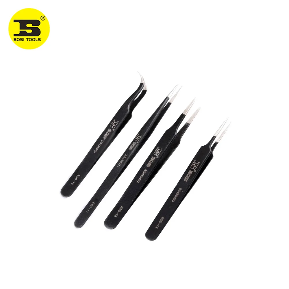 free shipping 4PC Anti-static anti-magnetic Stainless Steel Tweezers Set,bended pointed flat types
free shipping 4PC Anti-static anti-magnetic Stainless Steel Tweezers Set,bended pointed flat types