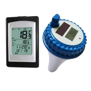 Wireless Thermometer Outdoor Indoor LED Digital Temperature Meter Spa Swimming Pool Temperature Sensor Transmitter Receiver Set
Wireless Thermometer Outdoor Indoor LED Digital Temperature Meter Spa Swimming Pool Temperature Sensor Transmitter Receiver Set